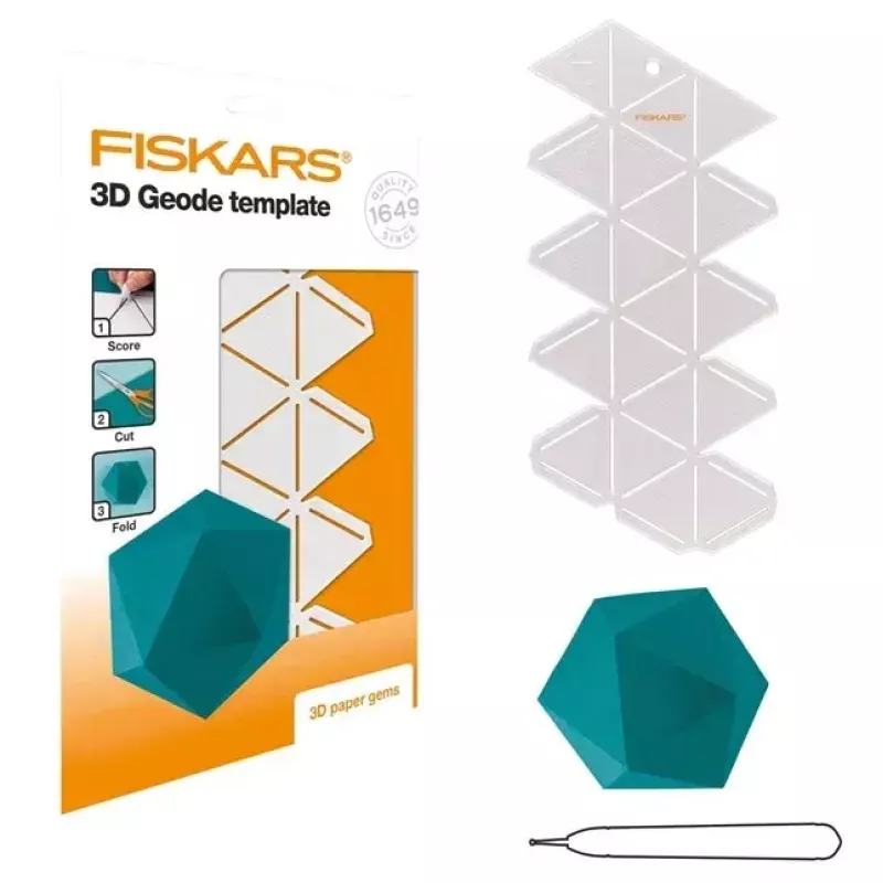 Fiskars 1059566 Silhouette trafaretas, baltas plastikas, suaugusiems ir vaikams