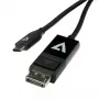 Kabelio keitiklis USB Type-C 3.2 Gen 1 – DisplayPort, 2 m, juodas, V7 V7UCDP-2M