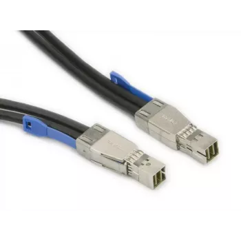 Išorinis MiniSAS HD kabelis Supermicro CBL-SAST-0573, 1 m, MiniSAS–MiniSAS, juodas