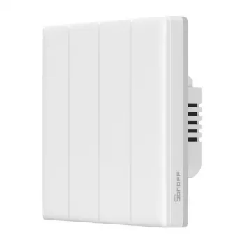 Sieninis išmanus WiFi jutiklinis jungiklis Sonoff T5 4C 4 kanalų (T5-4C-86)