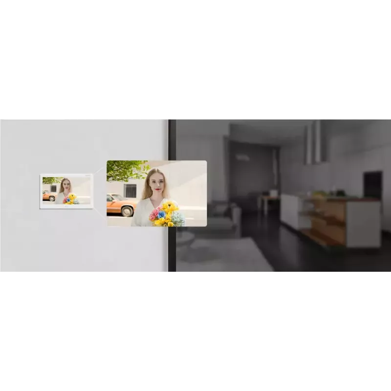 IP vaizdo domofonas Hikvision DS-KD8003-IME1(B)/NS 2 MP juodas nerūdijantis plienas