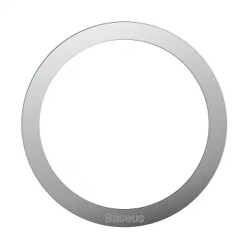 Magnetinis žiedas Baseus Halo Series sidabrinis – 2 vnt. telefono laikiklis