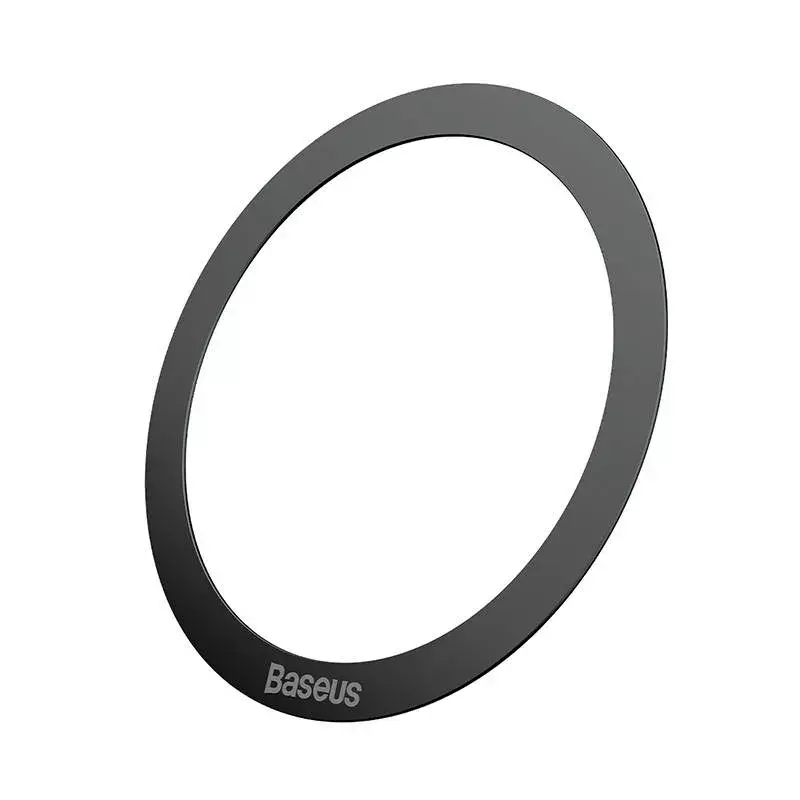 Magnetinis žiedas Baseus Halo MagSafe juodas – 2 vnt.