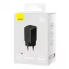 Baseus sieninis įkroviklis GaN5 40W, 2x USB-C (Juodas)