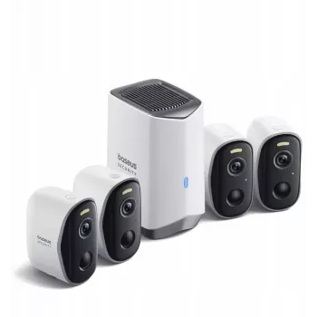 Išorinis stebėjimo kamerų rinkinys Baseus Security N1 Plus 2K — 4 kameros