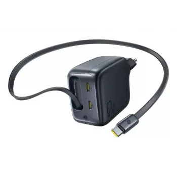 Kroviklis Baseus EnerCore CJ11 Greitasis Kroviklis 3C 67W – 3× USB-C, AC įvadas, Juodas