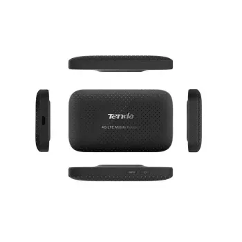Nešiojamasis maršrutizatorius TENDA 4G185 — vienos juostos 2,4 GHz, Wi‑Fi 4 (802.11n), LTE 4G, 150 Mbps, SIM lizdas, USB, vidinės 2 antenos, maitinamas baterija