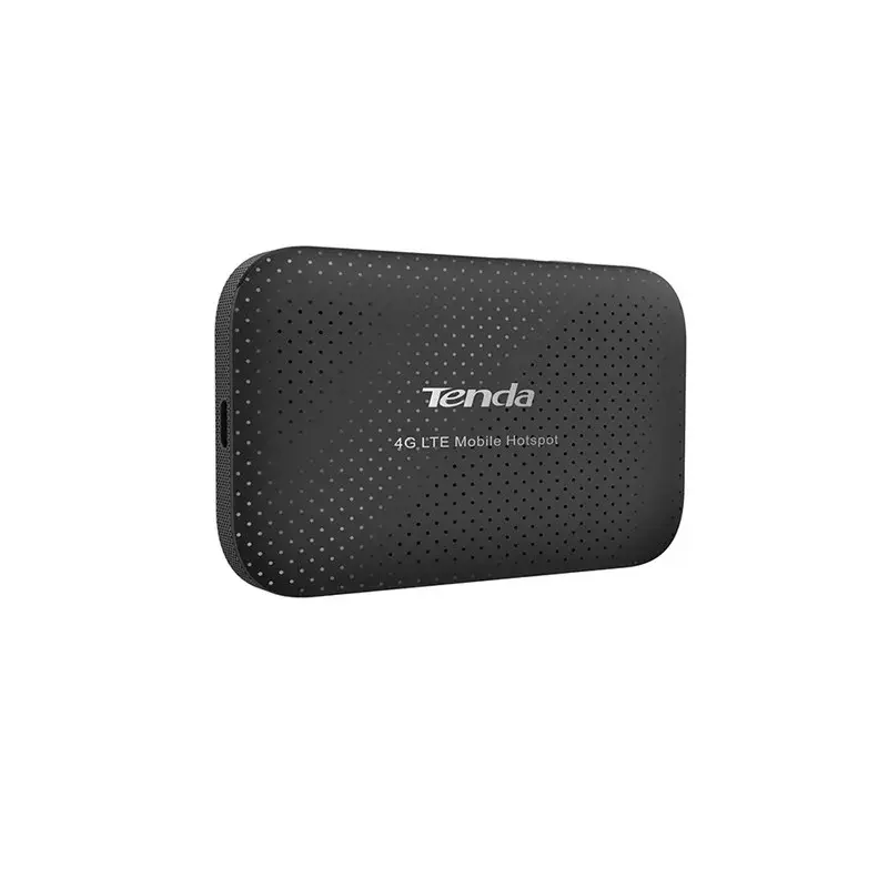 Nešiojamasis maršrutizatorius TENDA 4G185 — vienos juostos 2,4 GHz, Wi‑Fi 4 (802.11n), LTE 4G, 150 Mbps, SIM lizdas, USB, vidinės 2 antenos, maitinamas baterija