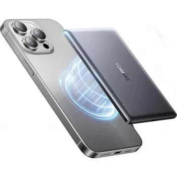 Nešiojamas powerbank Lexon MINIMAG POWER BANK DARK GREY X00PB4001