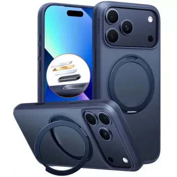 Dėklas Torras Pro Series iPhone 17 Pro, tamsiai mėlynas