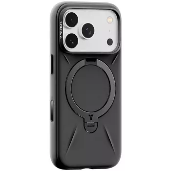 Apsauginis dėklas Torras Spin Softune iPhone 17 Pro Max — juodas