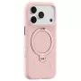 Dėklas telefonui Torras Ostand Spin Softune Series, skirtas iPhone 17 Pro, rožinė