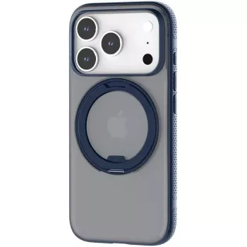 Apsauginis dėklas telefonui Torras Fitness Series, skirtas iPhone 17 Pro — tamsiai mėlynas