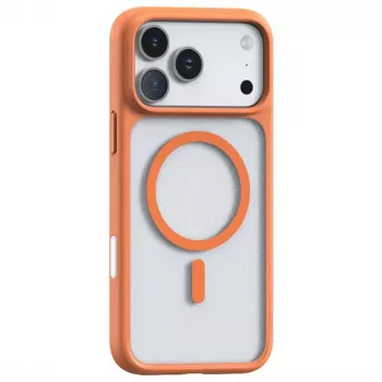 Torras Guardian Magnetic Series dėklas iPhone 17 Pro – Oranžinis