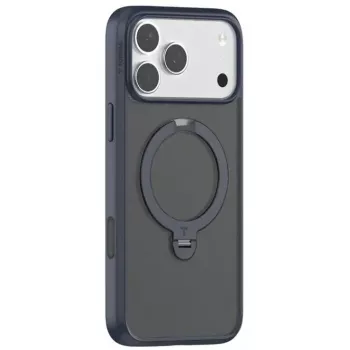 Dėklas Torras Ostand Spin Series, skirtas iPhone 17 Pro, tamsiai mėlynas