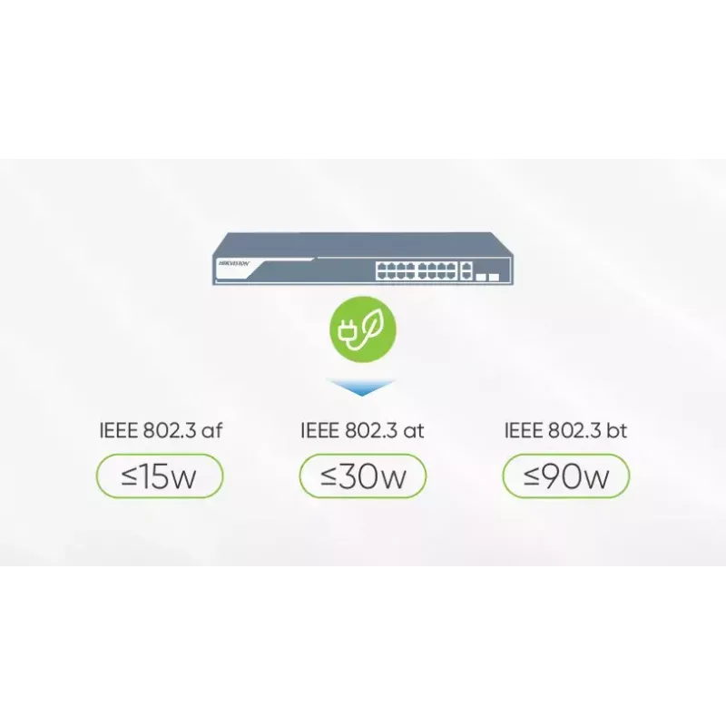 Valdomas komutatorius Hikvision DS-3E1309P-EI