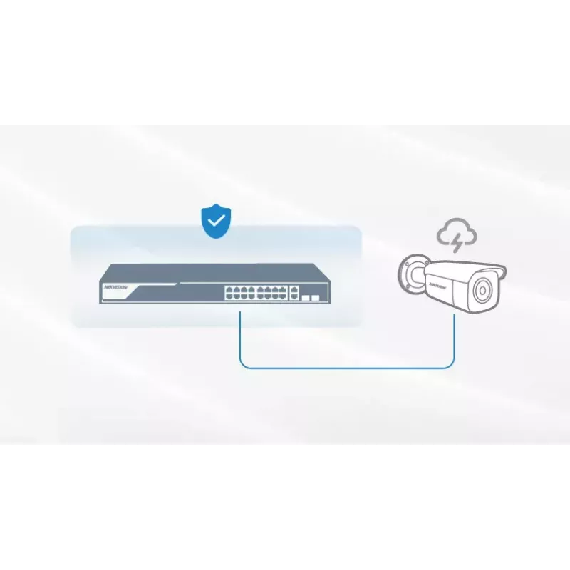 Valdomas komutatorius Hikvision DS-3E1309P-EI