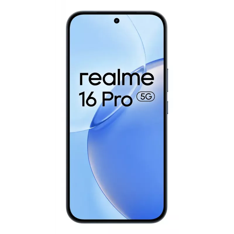 Išmanusis telefonas REALME 16 PRO — 6,8 colio (17,3 cm) 5G, MediaTek Dimensity, 8 GB RAM, 256 GB, 200 MP dviguba kamera, 6500 mAh, Pilka