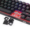Žaidimų klaviatūra REDRAGON FIZZ PRO K616-RGB B 60% mechaninė USB RF belaidė Bluetooth QWERTY juoda raudona
