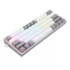 Mechaninė klaviatūra REDRAGON K617-RGB Fizz, laidinė USB, pilkai balta