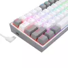 Mechaninė klaviatūra REDRAGON K617-RGB Fizz, laidinė USB, pilkai balta