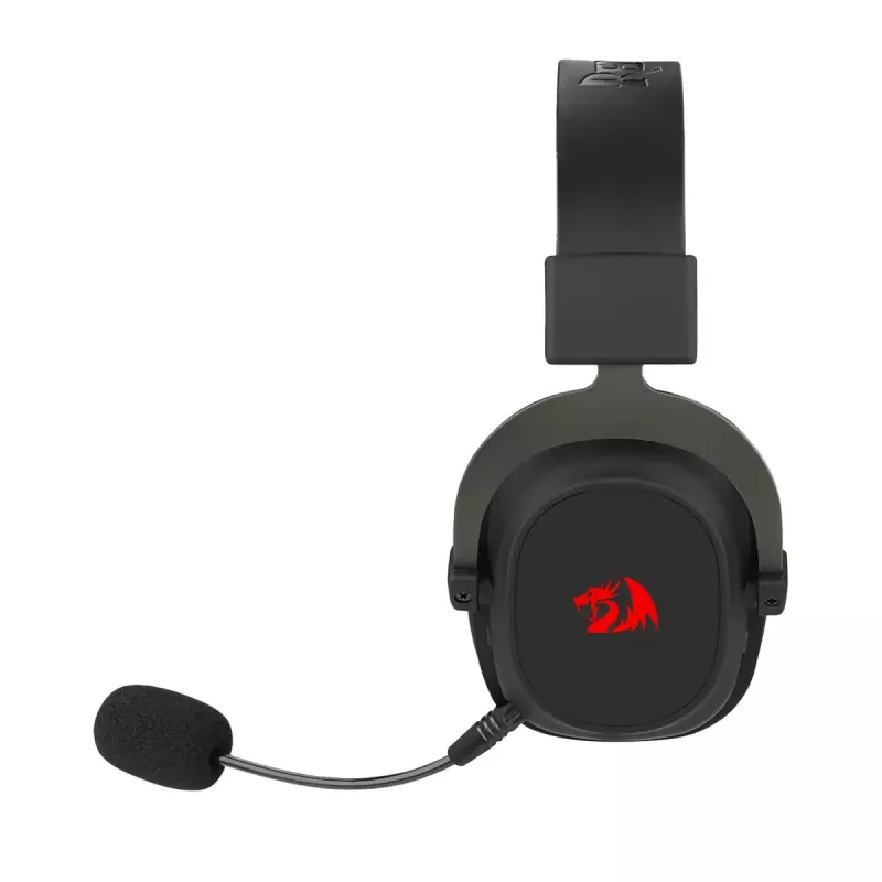 Belaidės ausinės su Bluetooth REDRAGON H510 Zeus Pro RGB — 20–20000 Hz, 1.8 m laidas, Juodos
