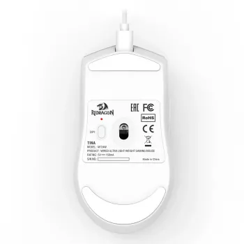 PELĖ REDRAGON M724W-1K K1NG USB Type-C balta