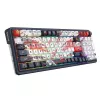 Mechaninė klaviatūra REDRAGON K686AK-RGB-PRO EISA – RF belaidė + USB, Navy White, 1,5 m laidas