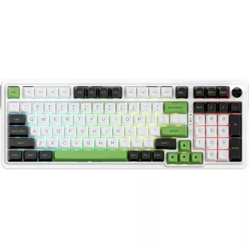 REDRAGON belaidė klaviatūra K686WBG-RGB-MAX su RGB apšvietimu, kompaktišku išdėstymu