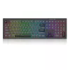 Klaviatūra REDRAGON K518-RGB-GB Crux, laidinė USB, juoda, membraninė