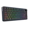 Mechaninė klaviatūra REDRAGON K708-RGB-PRO su USB, RF belaidžiu ir Bluetooth, 1,5 m laidas, juoda, 0,76 kg