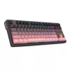 Mechaninė klaviatūra REDRAGON Antonium Pro K728SP-RGB-PRO – USB, RF belaidis, Bluetooth, juoda/rožinė