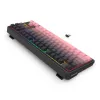 Mechaninė klaviatūra REDRAGON Antonium Pro K728SP-RGB-PRO – USB, RF belaidis, Bluetooth, juoda/rožinė