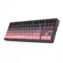 Mechaninė klaviatūra REDRAGON Antonium Pro K728SP-RGB-PRO – USB, RF belaidis, Bluetooth, juoda/rožinė