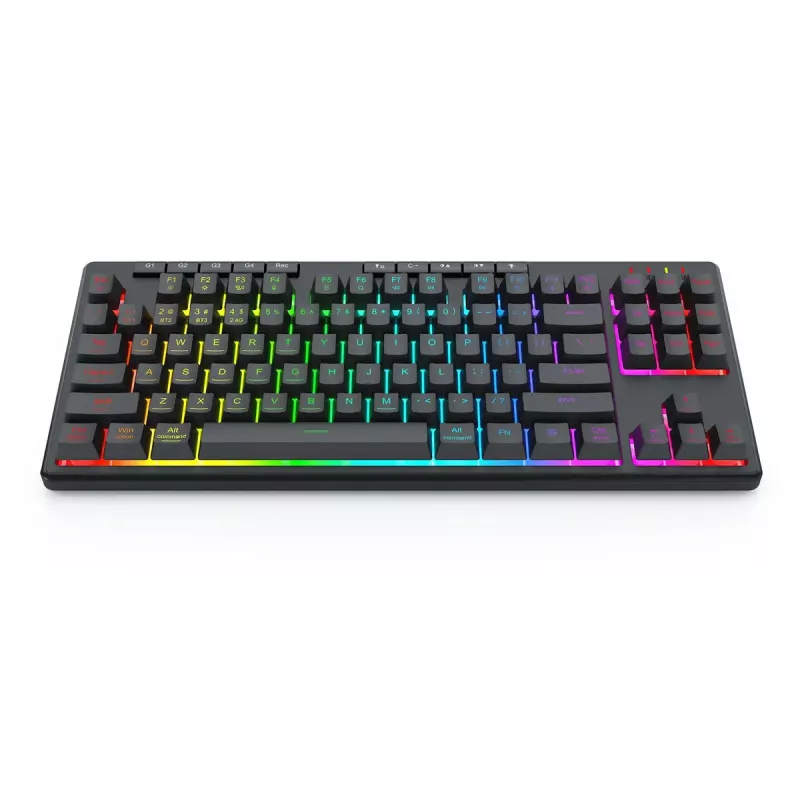 REDRAGON K516RGB-PRO SHIVA PRO 87 klaviatūra USB RF Bluetooth juoda