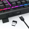 REDRAGON K516RGB-PRO SHIVA PRO 87 klaviatūra USB RF Bluetooth juoda