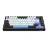 Klaviatūra REDRAGON K732WLB-RGB-PRO URANUS PRO — 65% mechaninė, USB + RF belaidis + Bluetooth, QWERTY, anglų išdėstymai, 1,5 m laidas, Juoda/Balta