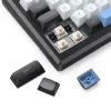 Klaviatūra REDRAGON K732WLB-RGB-PRO URANUS PRO — 65% mechaninė, USB + RF belaidis + Bluetooth, QWERTY, anglų išdėstymai, 1,5 m laidas, Juoda/Balta