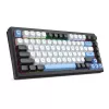 Klaviatūra REDRAGON K732WLB-RGB-PRO URANUS PRO — 65% mechaninė, USB + RF belaidis + Bluetooth, QWERTY, anglų išdėstymai, 1,5 m laidas, Juoda/Balta