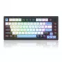 Klaviatūra REDRAGON K732WLB-RGB-PRO URANUS PRO — 65% mechaninė, USB + RF belaidis + Bluetooth, QWERTY, anglų išdėstymai, 1,5 m laidas, Juoda/Balta