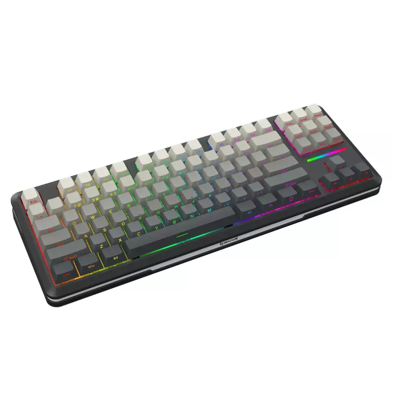 Mechaninė klaviatūra REDRAGON K734SP-RGB-PRO Wildslash Pro, 87 klavišų, belaidė USB/2.4 GHz/Bluetooth