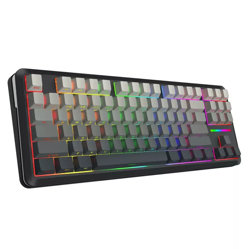 Mechaninė klaviatūra REDRAGON K734SP-RGB-PRO Wildslash Pro, 87 klavišų, belaidė USB/2.4 GHz/Bluetooth