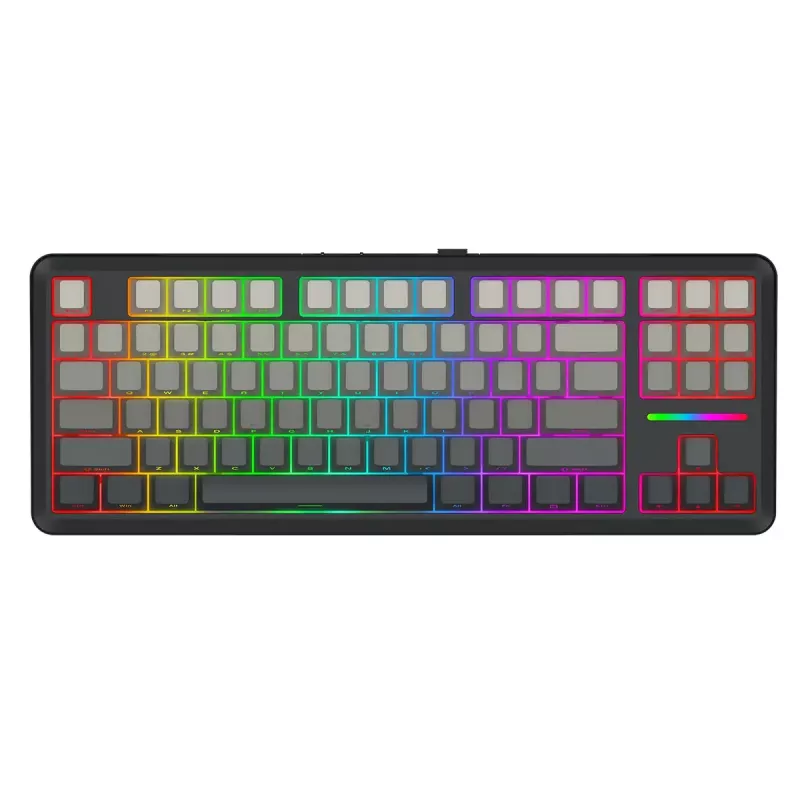 Mechaninė klaviatūra REDRAGON K734SP-RGB-PRO Wildslash Pro, 87 klavišų, belaidė USB/2.4 GHz/Bluetooth