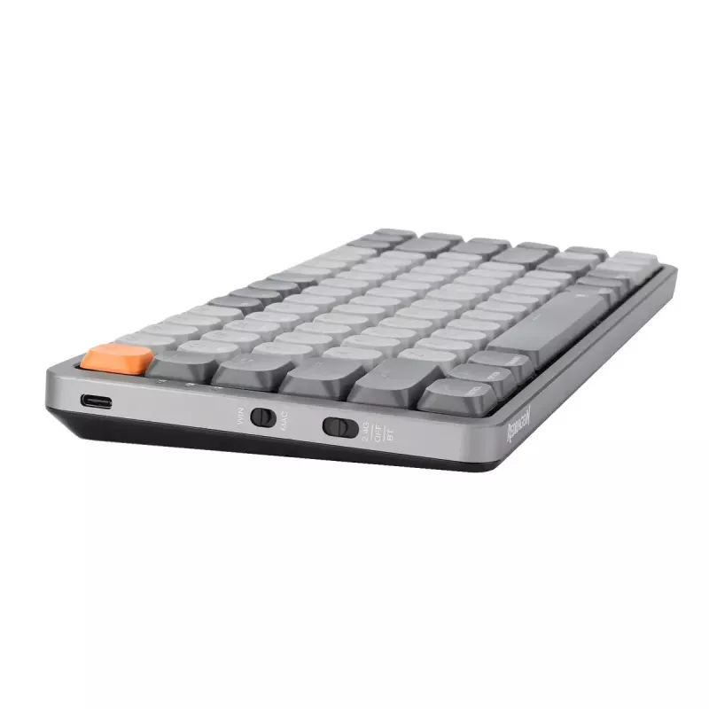 Mechaninė klaviatūra REDRAGON K652GG-RGB-PRO Azure, pilka, belaidė, 75%