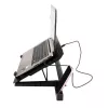 Aušinimo padėklas nešiojamam kompiuteriui REDRAGON GCP500 Ivy, ergonomiškas dizainas, 5 ventiliatoriai