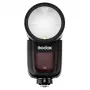 Kompaktiška blykstė Godox V1-C Black, 1,5 s įkrovimo laikas, 420 g