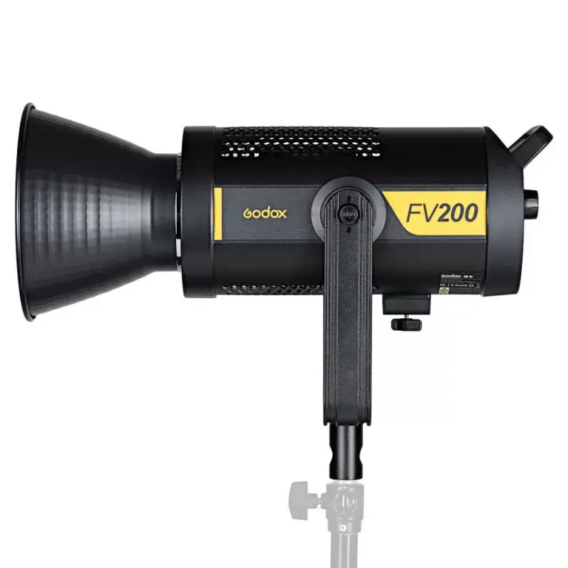 Godox FV200 foto studijos blykstė su nuolatine šviesa 1/8000 s Juoda