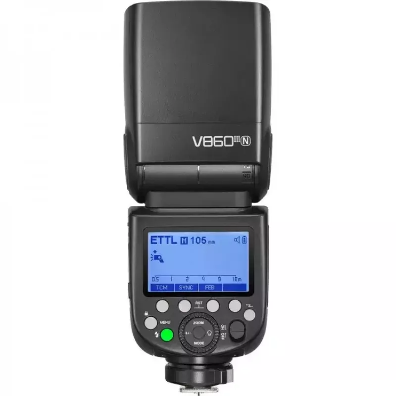 Blykstė slave Godox Ving V860III Juoda 1,5s įkrovimo laikas 530g