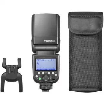 Blykstė kamerai Godox TT685 II juoda 20000 s įkrovimo laikas AA baterijos