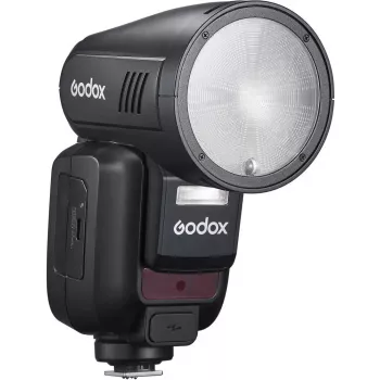 Blykstė Godox V100-F Fujifilm – nešiojama ličio jonų blykstė ant fotoaparato